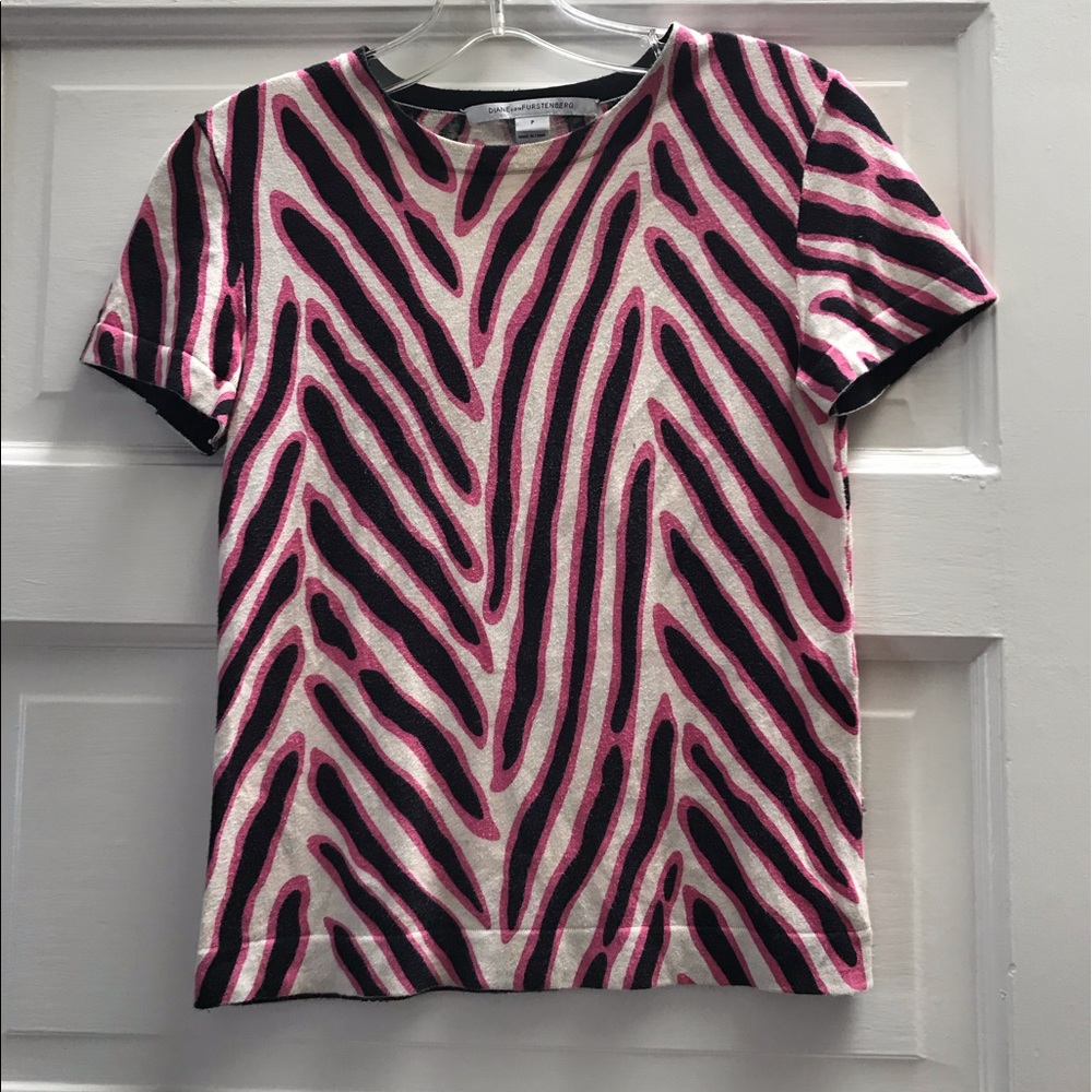 Zebra Diane Von Furstenberg Vintage tshirt